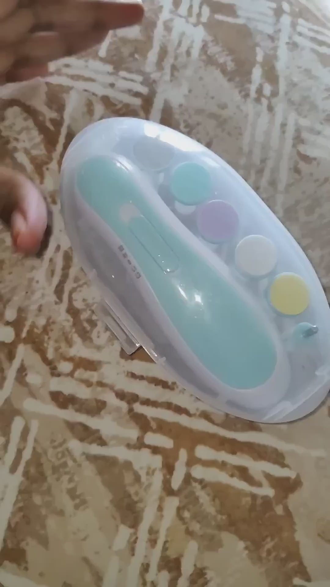 Electric Baby Nail Trimmer|Safe & Painless Nail Clipper for Newborns