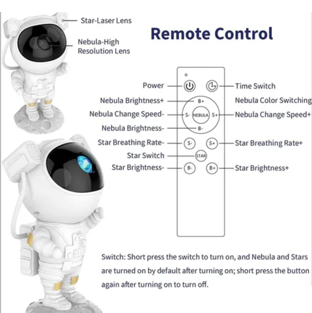 Astronaut Galaxy Projector|Best Gift for Kids