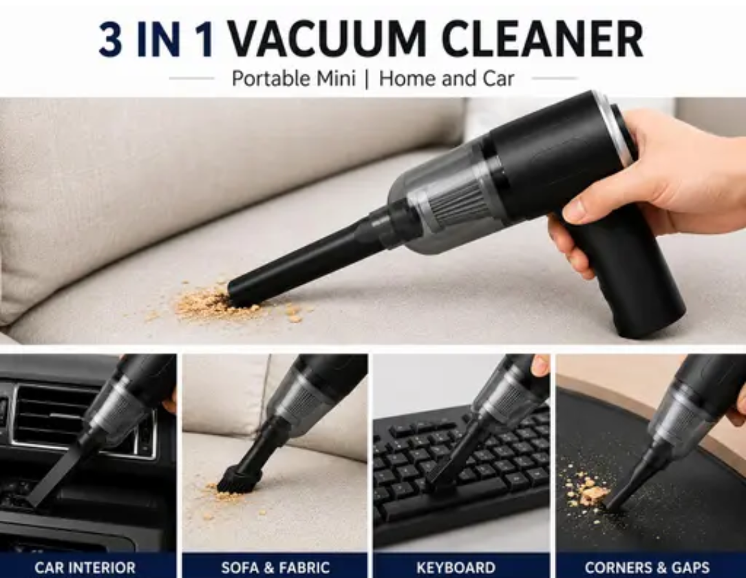 Portable Car Vaccum Cleaner