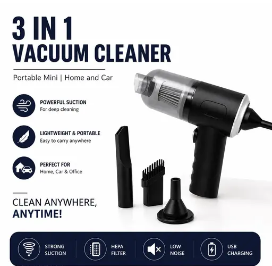 Portable Car Vaccum Cleaner